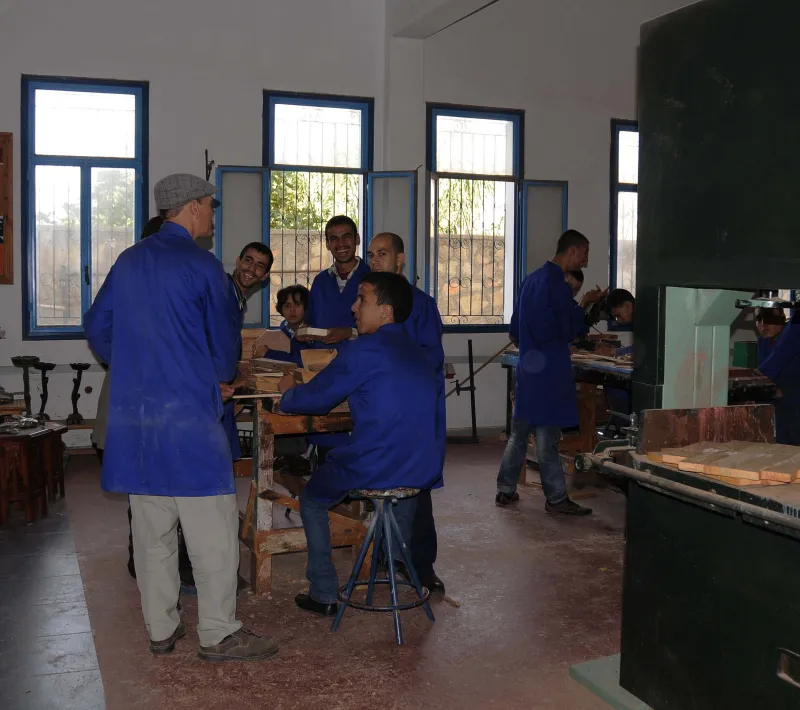 taller carpinteria asociacion hanan