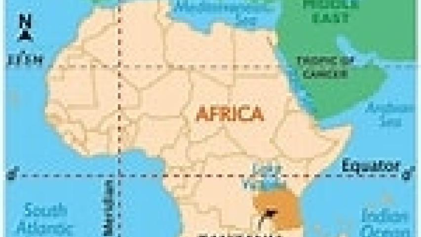 tanzania mapa
