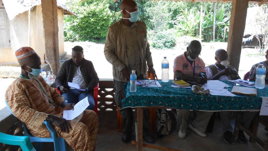 thomas jonny caritas rep. delivering a speech information sharing meeting makemuma