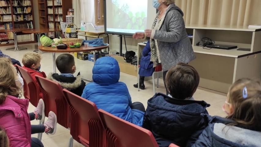 Cuentacuentos en Colegio Claret de Valls