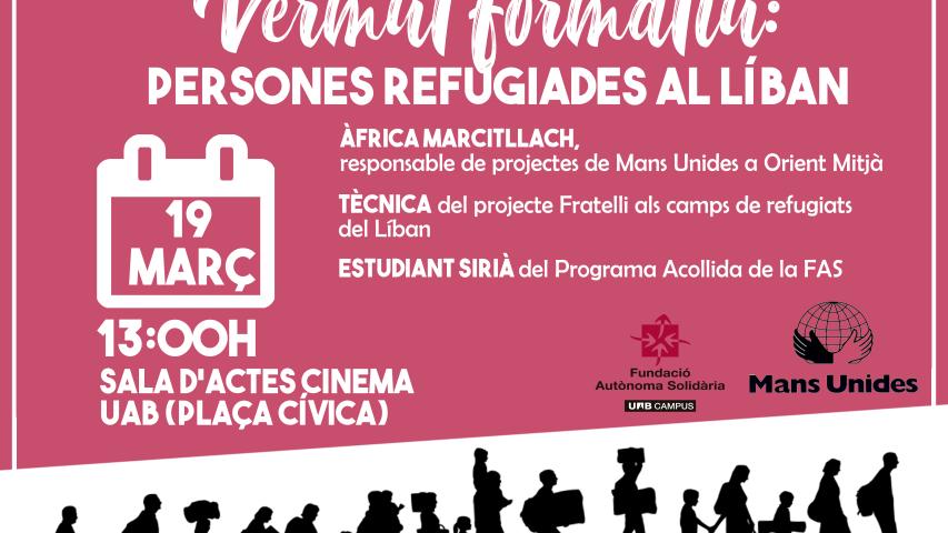 Aperitivo formativo: personas refugiadas en el Líbano