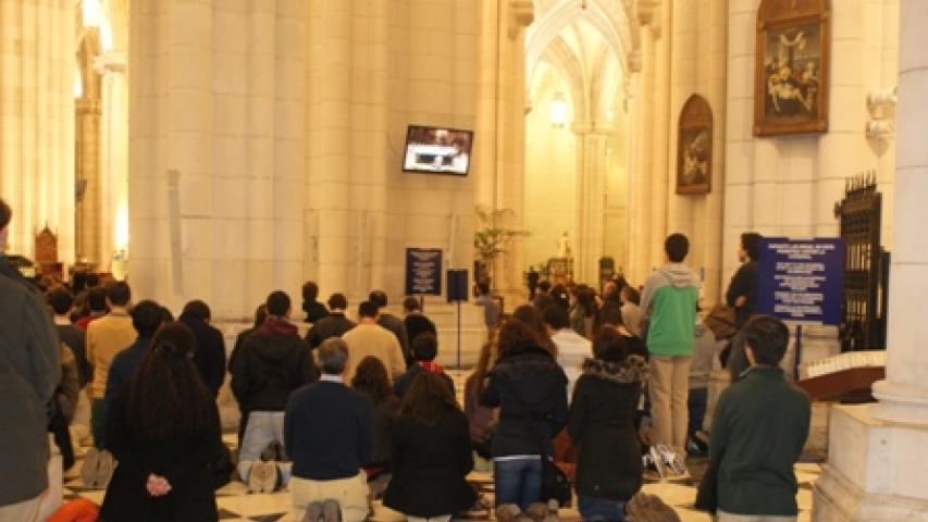 vigilia con los jovenes de madrid 3r