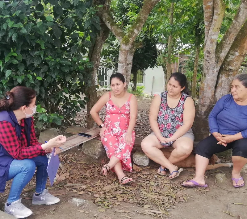 visita a mujeres