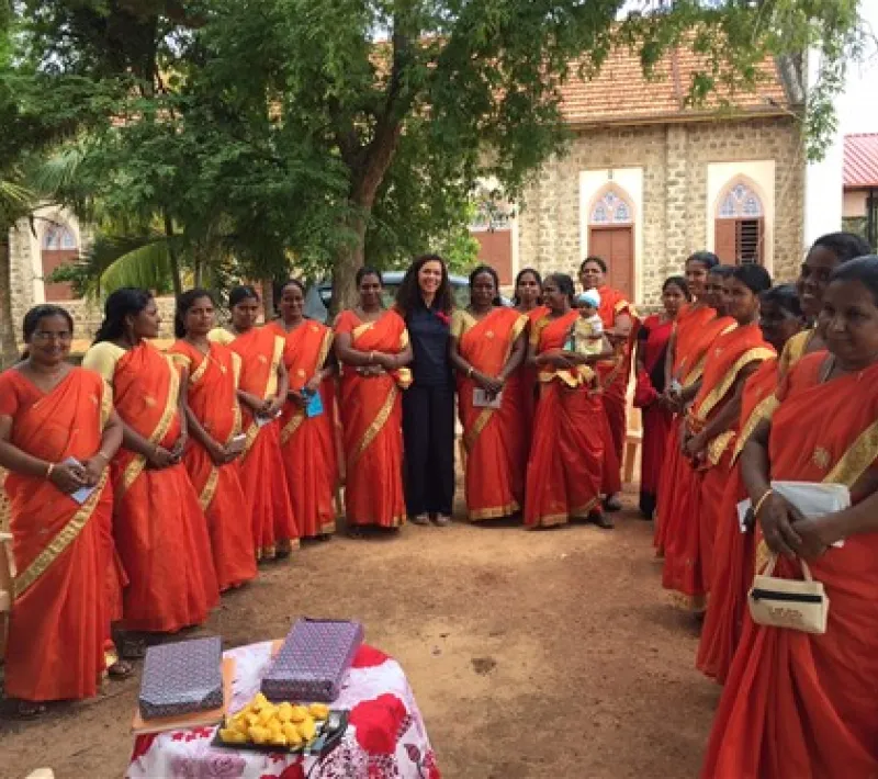 Gracias al apoyo de Manos Unidas en este proyecto, las mujeres pueden llevar una vida digna.