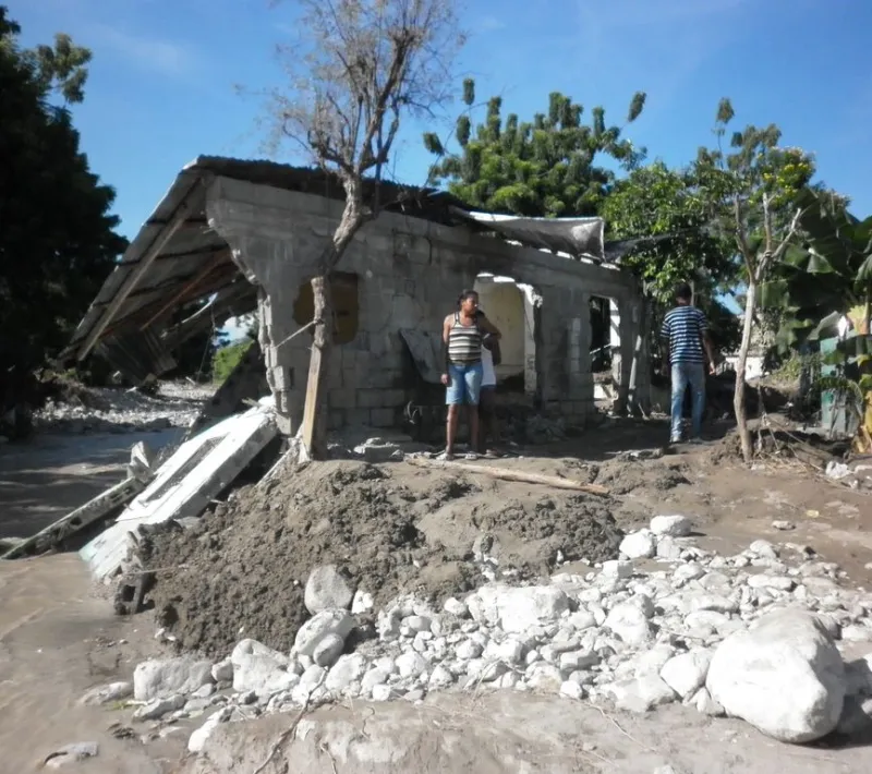 viviendas destruidas tras paso de sandy por republica dominicana