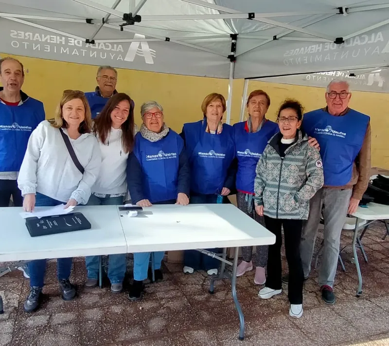 voluntaris de manos unidas y de la bolsa del voluntariado ayto de alcala de henares