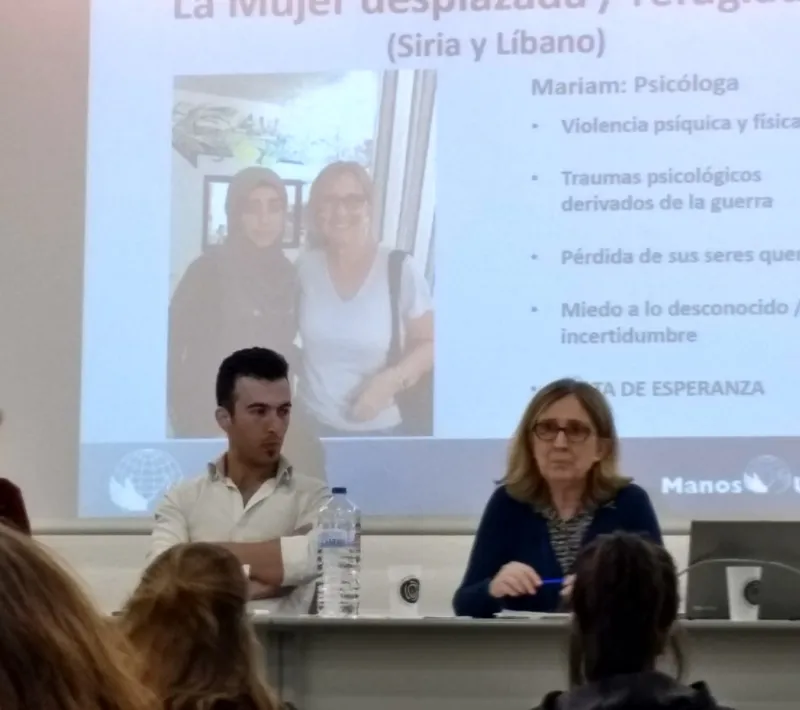 Ponentes en el "Aperitivo formativo", en la UAB