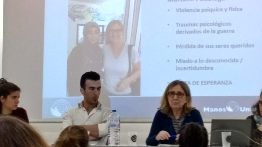 Ponentes en el "Aperitivo formativo", en la UAB