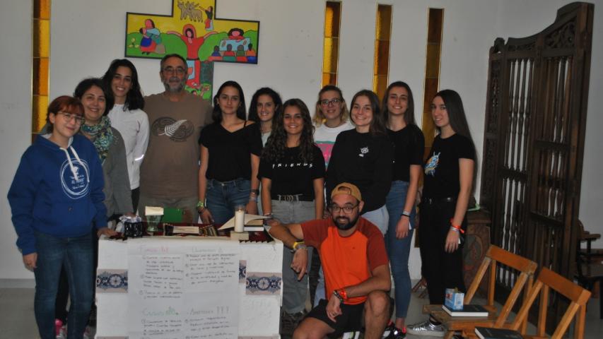 La Eucaristía fue un momento de reflexión muy bien llevado por el padre Pedro.