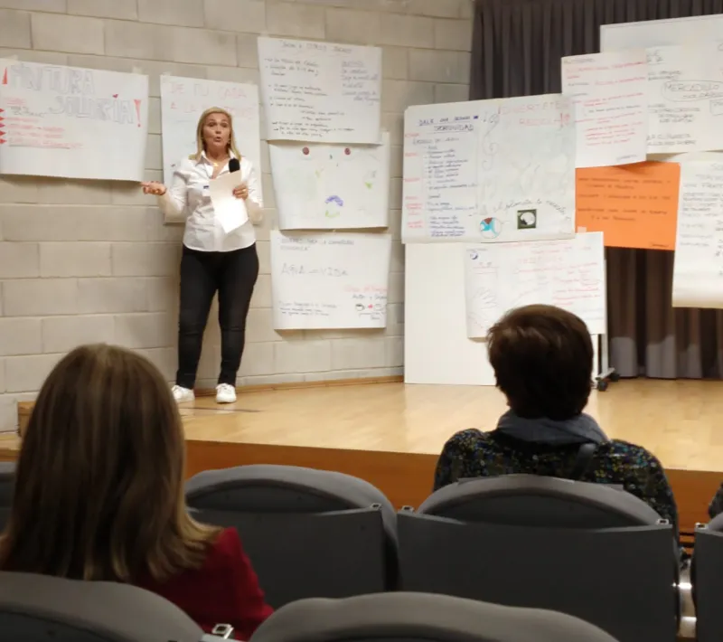 Ángela Ferrando, voluntaria de Manos Unidas Valencia.