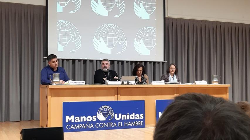 Conferencia de Manos Unidas durante las Jornadas de Formación de 2019.