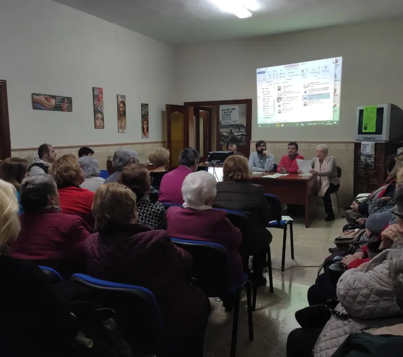 Presentación en la Carolina y cena
