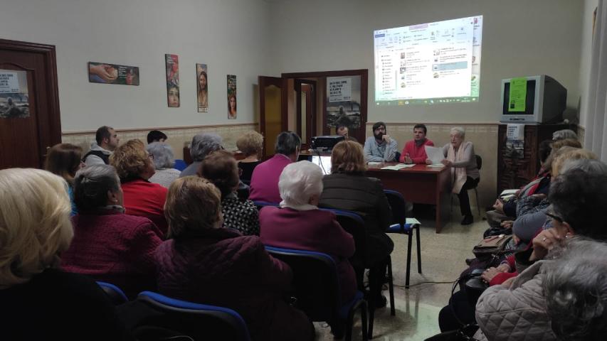 Presentación en la Carolina y cena