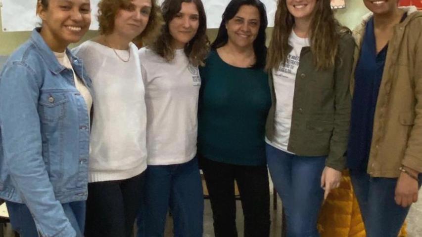 Organizadoras y colaboradoras de la cena solidaria de Manos Unidas.