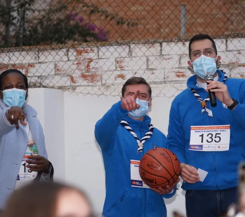 Marcha Solidaria contra el hambre en Onteniente de la comarcal de Manos Unidas Valencia.