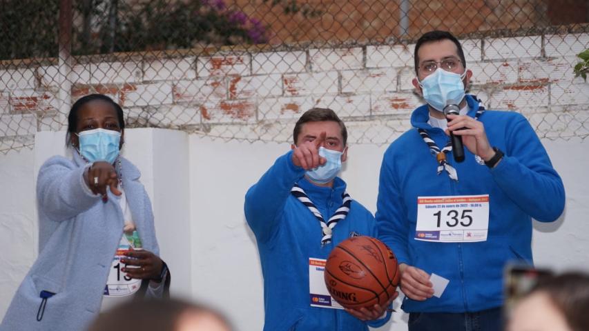 Marcha Solidaria contra el hambre en Onteniente de la comarcal de Manos Unidas Valencia.