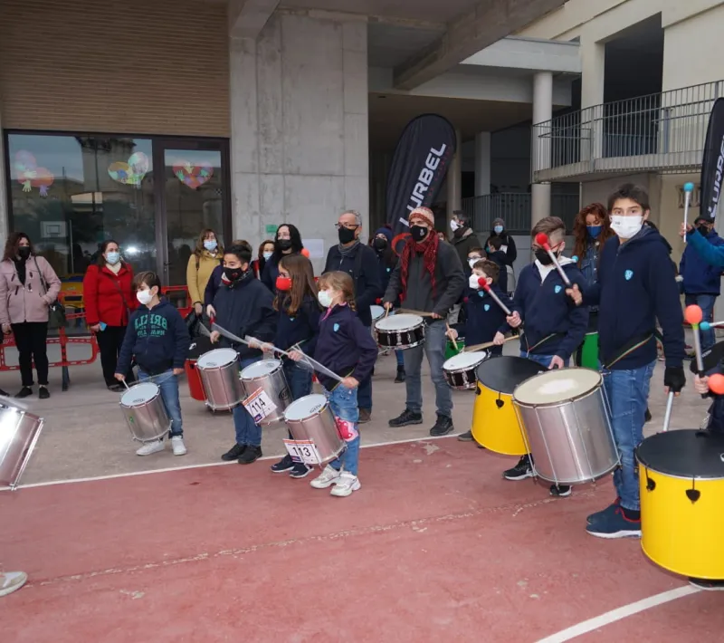 Marcha Solidaria contra el hambre en Onteniente de la comarcal de Manos Unidas Valencia.