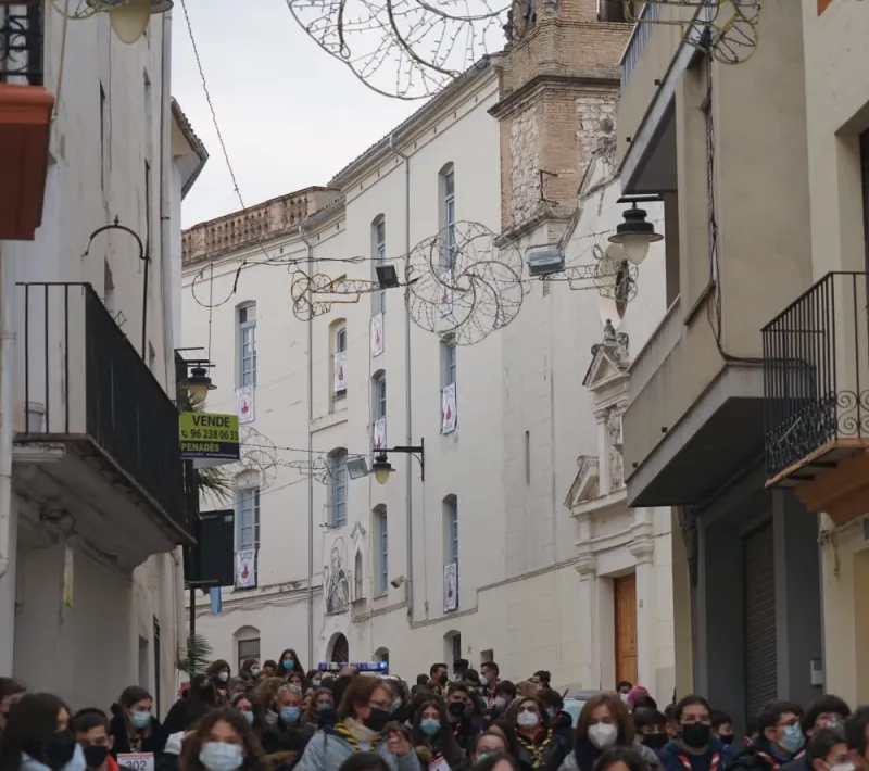 Marcha Solidaria contra el hambre en Onteniente de la comarcal de Manos Unidas Valencia.