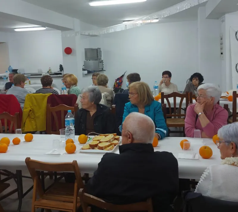 Cena del Hambre en la comarcal de Manos Unidas Valencia en Yátova.
