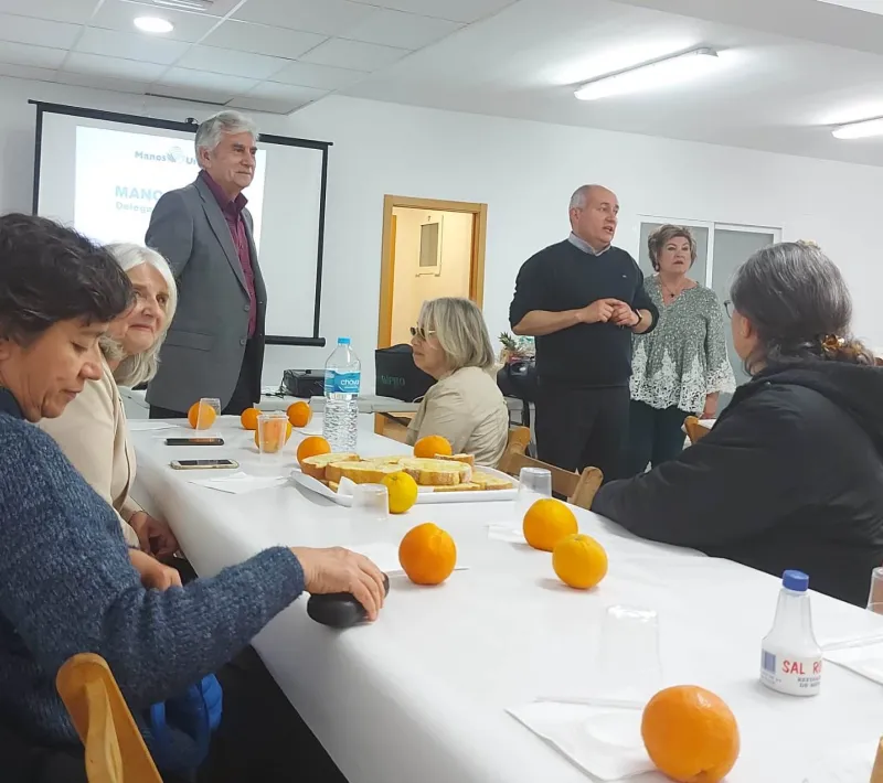 Cena del Hambre en la comarcal de Manos Unidas Valencia en Yátova.