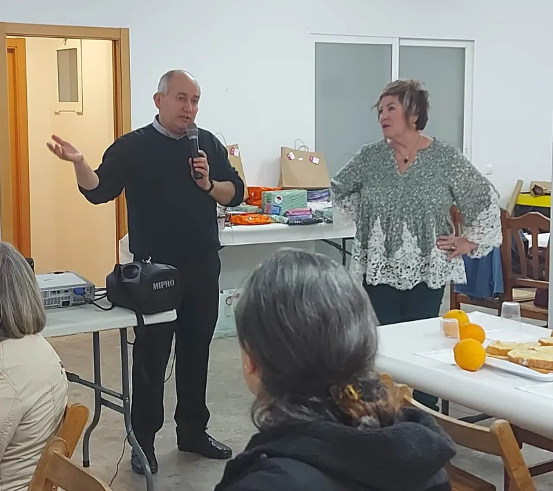 Cena del Hambre en la comarcal de Manos Unidas Valencia en Yátova.