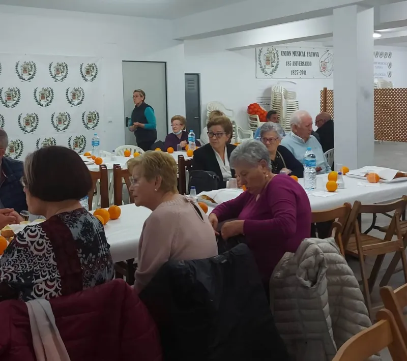 Cena del Hambre en la comarcal de Manos Unidas Valencia en Yátova.