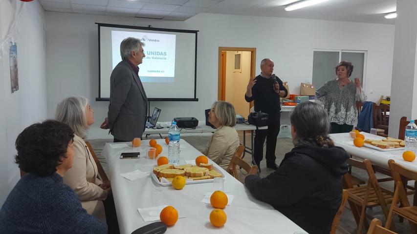 Cena del Hambre en la comarcal de Manos Unidas Valencia en Yátova.