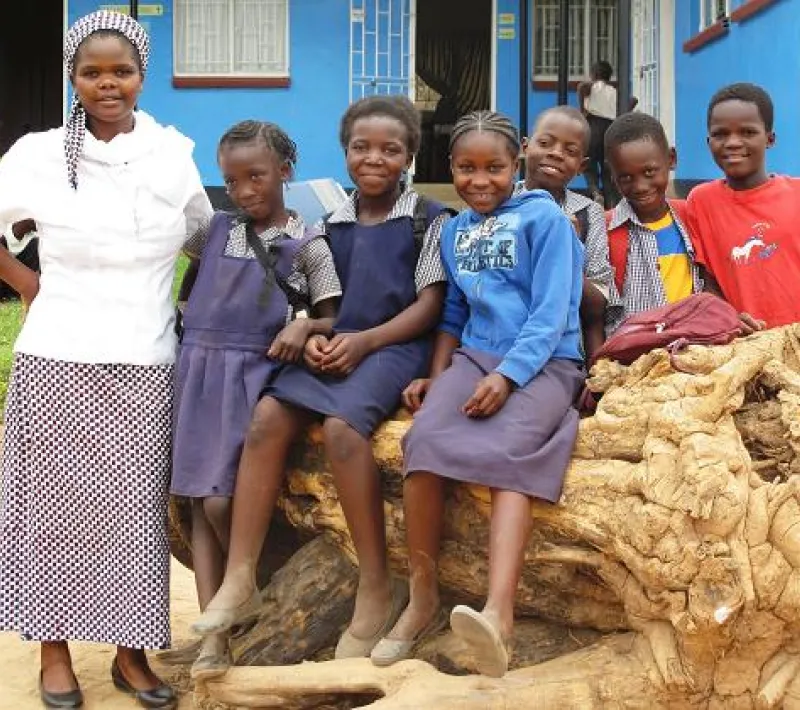 Escolares de Zambia