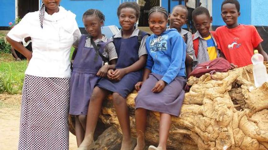Escolares de Zambia