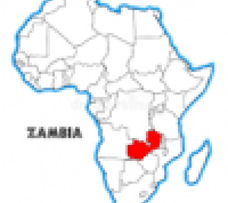 zambia mapa