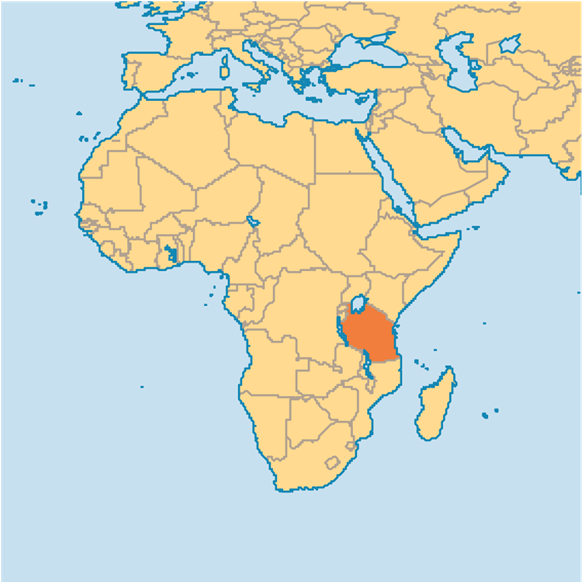 TANZANIA - África Este (TAN/69064/LVI B)TRAÍDA DE AGUA POR GRAVEDAD